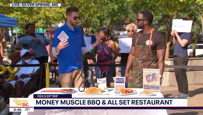 FOX 5 Zip Trip Silver Spring- Money Muscle BBQ & All Set Restaurant and Bar